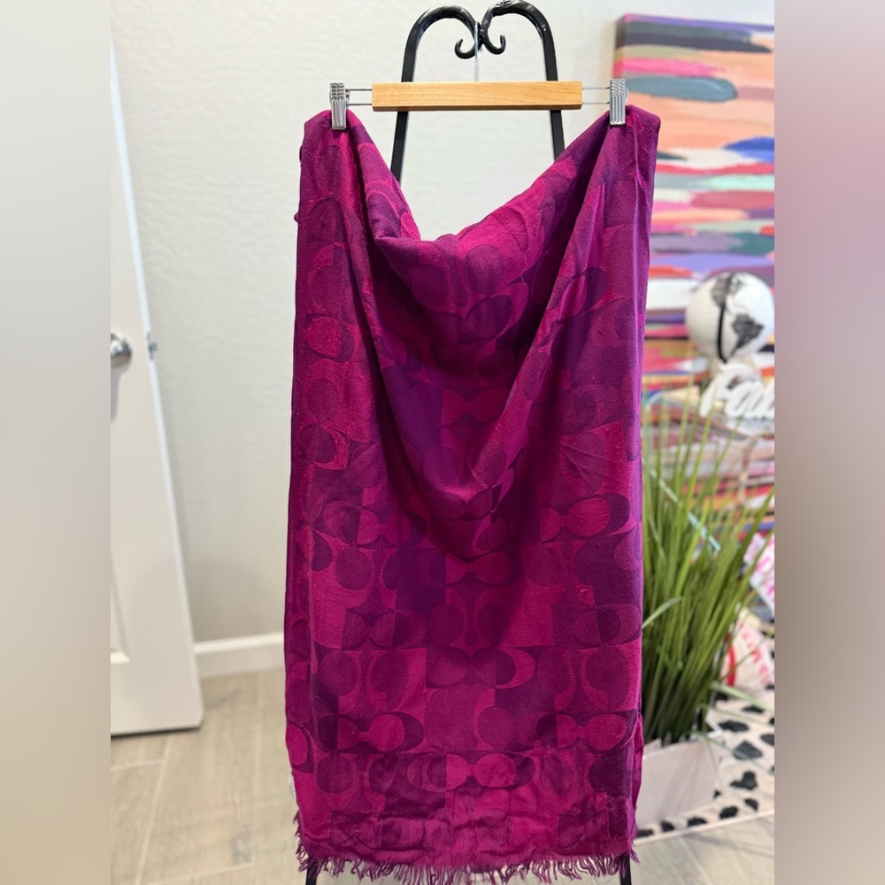 Wool Coach Scarf